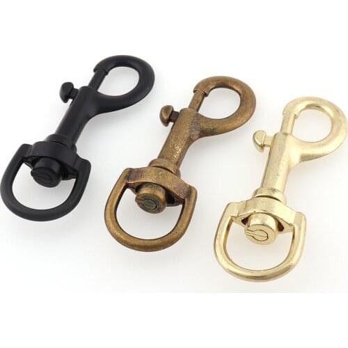 4pcs 16mm（2/3inch）Metal Swivel Trigger Snap Hook Buckle Hardware for Dog Collar Leash Durable Straps DIY Pet Accessories Craft