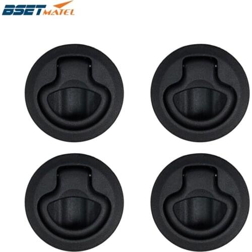 4 Pieces BEST MATEL Non-locking handle Flush Boat marine Latch Flush Pull Latches Slam lift handle Deck Hatch marine hardware