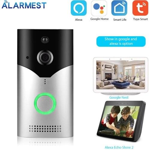 ALARMEST 1080P Tuya Smart Wifi Doorbell Rainproof Intercom PIR Motion Detector compatible with tuya smart life