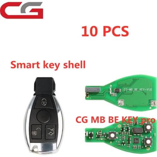 CG CGDI MB BE KEY pro 315MHZ/433MHZ Get 1 Free Token for CGDI MB work with Smart Key Shell 3 Button for Benz Perfectly