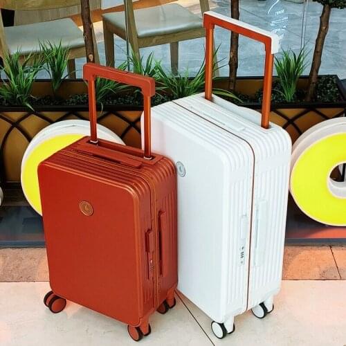 Letrend New Fashion 20/24/26/28 Inch ABS+PC Rolling Luggage Trolley Password Box Boarding Suitcase Travel Bag Trunk