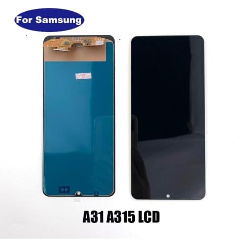 For Samsung Galaxy A31 SM-A315F A315F/DS A315G/DS A315G A315 LCD display Touch panel Screen Digitizer with frame Assembly