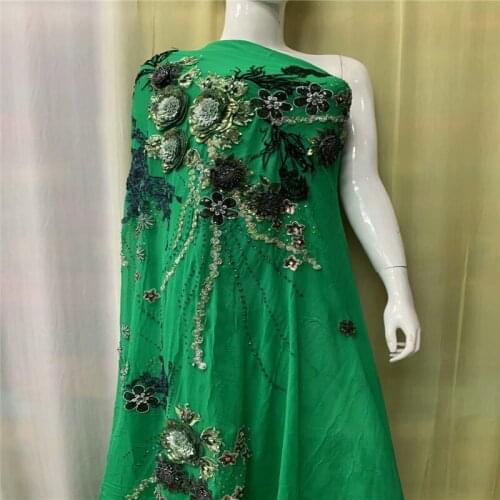 Hot selling satin silk fabric 5 yards/lot colorfast Nigrian design African wax pattern satin silk fabric for clothing LXE051601