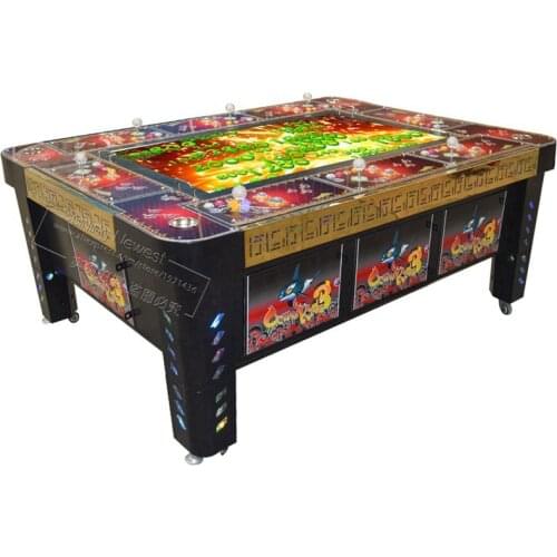 8 People Play Arcade Fishing Games Coin Operated Amusement Video Machine Gambling Table Fish Hunter Game Machine