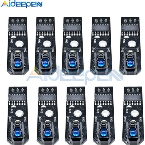 10Pcs DC 5V IR Infrared Line Tracker Sensor Track Follower Sensor TCRT5000 Obstacle Avoidance For Arduino AVR ARM PIC