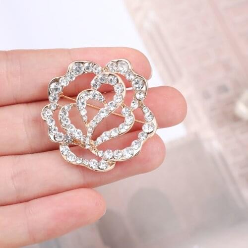 Fashion Rhinestone High Quality Brooch Ladies Jewelry New Year Gift