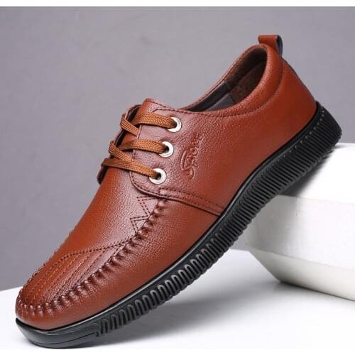 Men Casual Shoes Breathable lace-up Oxfords Dress Business Formal