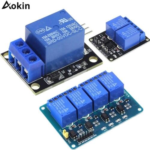 5V Low Level Trigger One Two Four Eight 1 2 4 8 Channel Relay Module Interface Board PIC AVR DSP ARM MCU Shield For arduino