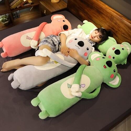 New Simulation Koala Plush Toy Soft Cartoon Animal Koala Kawaii Stuffed Doll Bed Sofa Pillow Nap Pillow Friends Christmas Gift