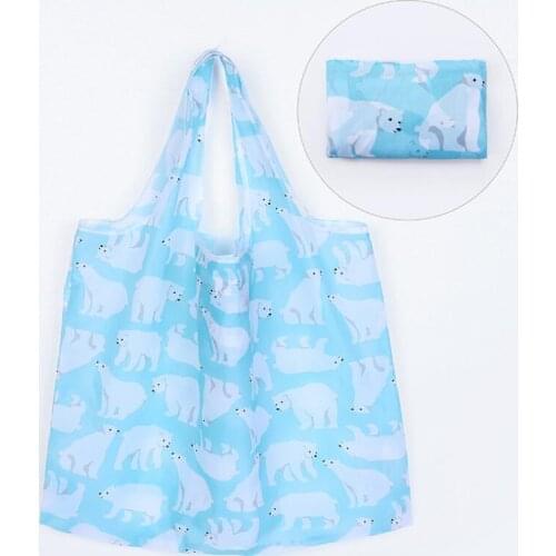 New Large Capacity Waterproof Foldable Shopping Bags Reusable Storage Bag Eco Friendly Shopping Tote LX9044