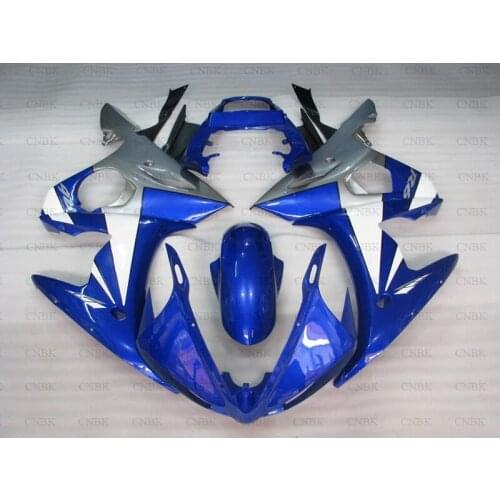 Body Kits for YZF R6 03 05 YZF600 R6 Fairings 2004 YZF R6 Fairing 2003 - 2005 White Blue Silvery