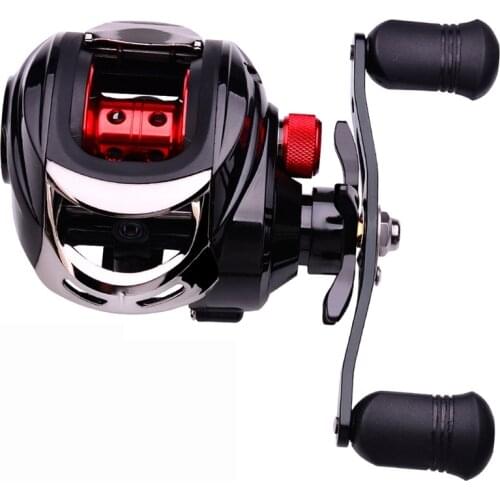 Water Drop Fishing Wheel 7.2:1 High Speed Ratio 17+1BB Bearings 10KG Braking Force In 10 Gear Fish Reel Compact Design