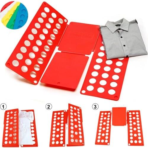 3 Size Folding Board Child Adult Clothes Folder Closet Organizer Clothing Easy Folder Board Laundry Home T Shirts Storage Holder