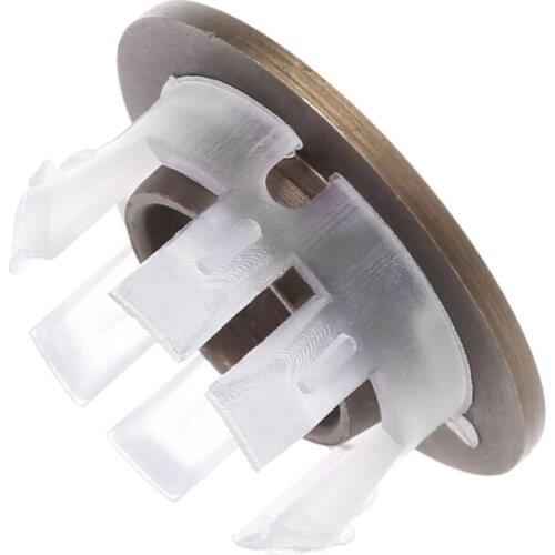 E7CC Bathroom Basin faucet Sink Overflow Cover Brass Six-foot Ring Insert Replacement