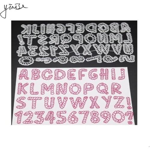 VCD31 ALPHABET NUMBERS Metal Cutting Dies For Scrapbooking Stencils DIY Album Cards Decoration Embossing Folder Die Cuts Cut