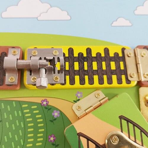 Busy Board Basic Life Skills and Fine Motor Activity for Preschool Toddlers