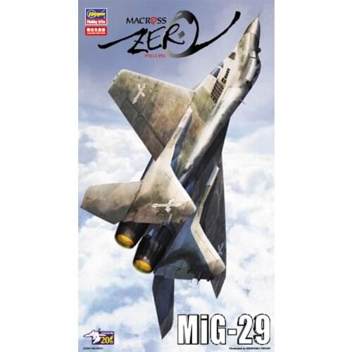 1/72 Hasegawa Plastic Assembly Model Macross ZERO MIG-29 Fighter DIY Assembly Kit #65762