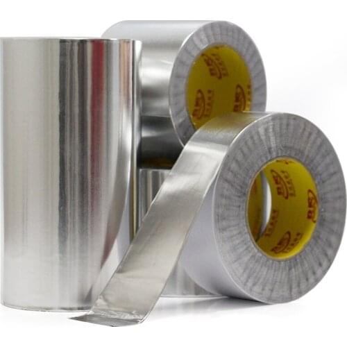 1pc Aluminium Foil Adhesive Sealing Tape Thermal Resist Duct Repairs Adhesive Tapes With High Temperature Resistance Cocina