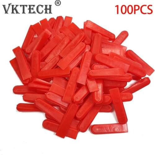 100pcs set Leveling Wedges Tile Spacers for Flooring Leveler Locator Spacers for Elastic Adjustment of Ceramic Tile Crevice