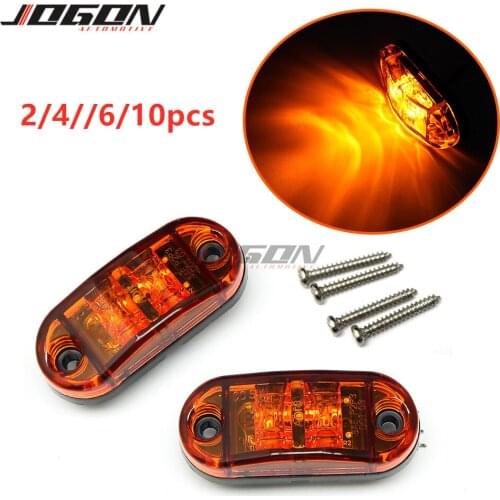 12V 24V Side Marker Light Tail Brake Bulb Signal Lamp For Truck Trailer Lorry Turn Indicator Light