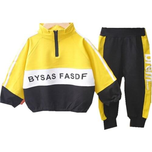 2020 Spring Autumn Children Clothing Baby Boys Clothes Suit Casual sport Jacket +Pants 2Pcs/sets fashion Toddler Kids Tracksuits