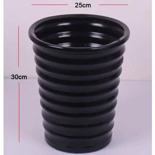 2PCS/Lot 2014 New Crafts Big Flower Pots Planters PE Resin Flower Pot Good Quality Free Shipping