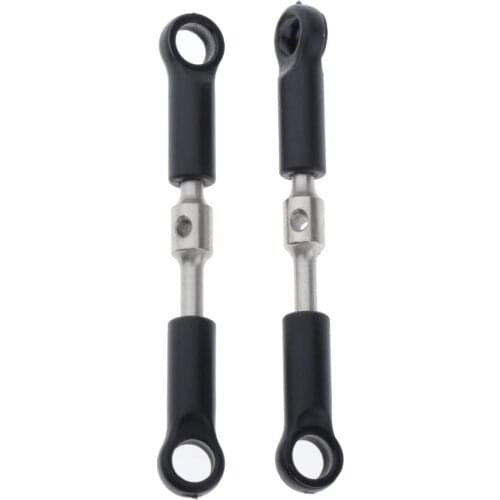 2pcs Metal Servo Linkages Pull Rod For WLTOYS 1/14 RC Model Car 144001 Buggy
