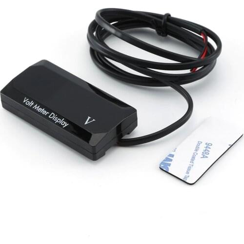 Mini LED Display Digital Voltmeter Panel Volt Voltage Meter Tester Reverse connection protection 12V For Car motorcycle