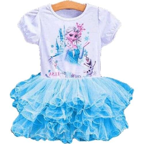 Disney Frozen Mickey Spider Marvel Girls elsa costumes kids TuTu Cosplay party princess anna elza vestidos infants for children