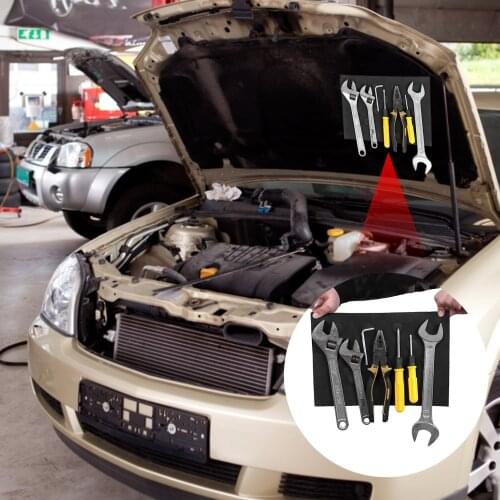 Flexible Magnetic Tool Holder, While Working Repair Tool Storage Mat For Workshop Garage