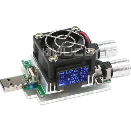 USB Intelligent Discharge Resistance/USB Doctor DC3~21V/3A 35W USB Adjustable Constant Current Electronic Load/USB Tester