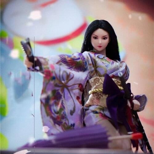 1/6 Scale Japanese Kimono set Scale Japanese Kimono Clothes Set with A Clothes with Accessories for 12 inches DIY Action Figures