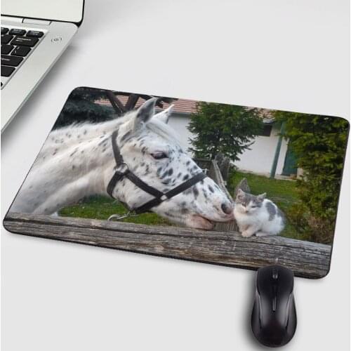 Hadsome Fantasy Horse Mousepad Animals Cool Pattern Computer Pc Mousepad 250x200x2MM for Decorate Desktop Table Micemat