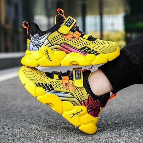 2021 Autumn Children Shoes Breathable Mesh Sneakers Boys Shoes Fashion Casual Running Sneakers Kids Shoes Boys Chaussure Enfant