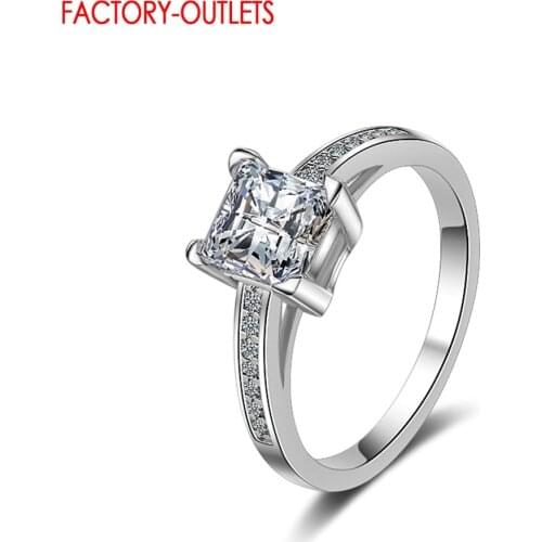 Luxury Real 925 Sterling Silver Multiple Colors Option Fashion Finger Rings For Women Fine Jewelry Accessories New Bijoux