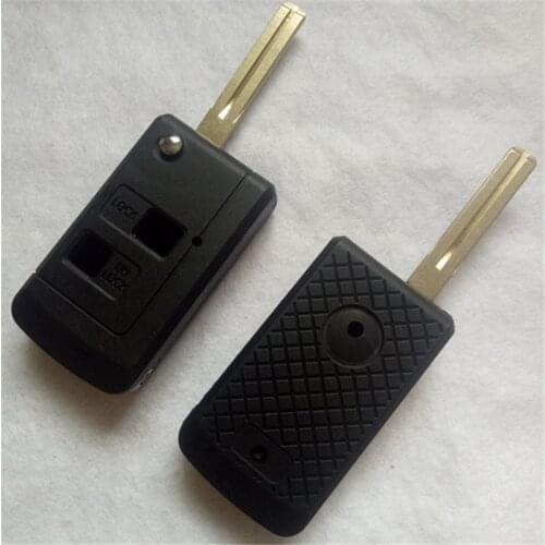 DAKATU Modified 2 Button Flip Folding Key Shell For Lexus GX470 RX350 ES300 ES330 RX300 RX400h SC GS LS Key Case