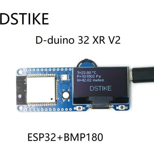 DSTIKE D-duino-32 XR V2 ESP32 BMP180 OLED Environmental monitoring