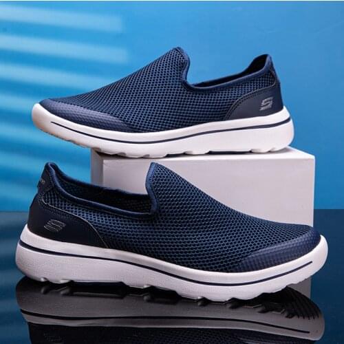 Mens Mesh Breathable Sneakers Men Women Summer 2021 High Quality Light Soft Fashion Couple Casual Shoes Old Man Walking Shoes