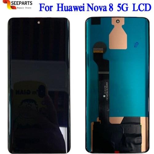 New For Huawei Nova 8 5G LCD Display With Touch Screen Digitizer Assembly For Huawei Nova 8 Nova8 LCD Display