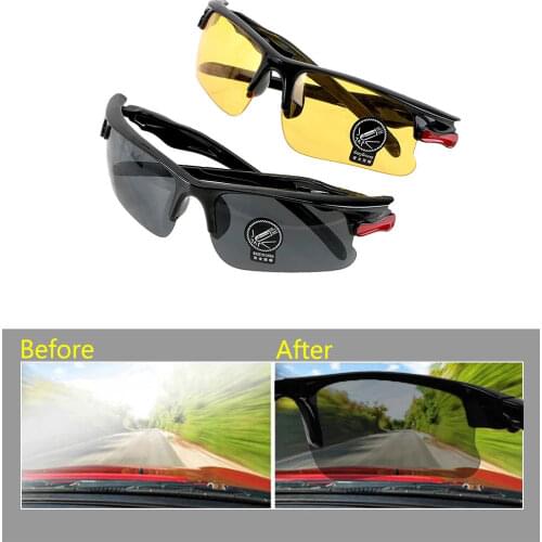 Night-Vision Glasses Night Vision Drivers Goggles Interior Accessories Anti Glare Protective Gears Sunglasses Driving Glasses