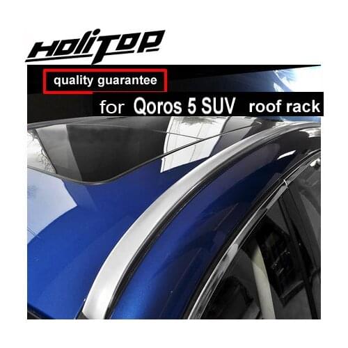 Cross luggage bar roof rack roof rail for Qoros 5 SUV, top quality supplier,promotion price, high quality.Asia free shipping