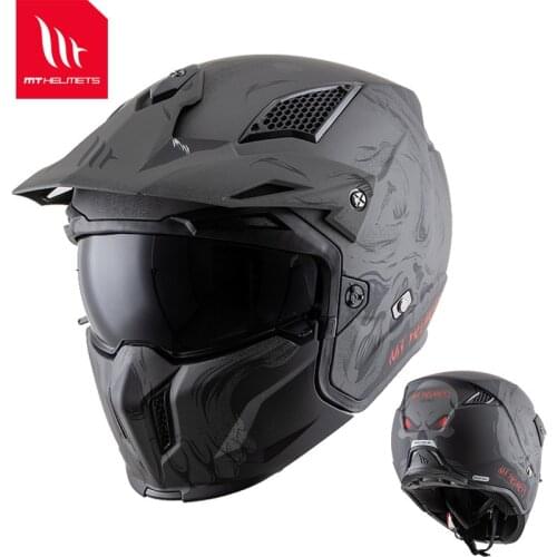 Professional Racing Modular Motorcycle Helmet DOT ECE Approved MT High Quality ABS Cascos Para Moto Removable Mulpitple Forms