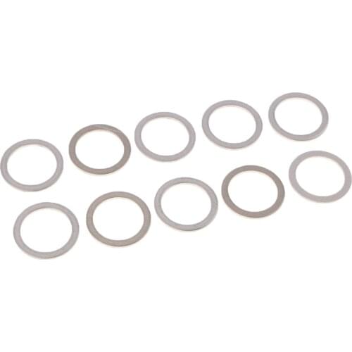 10Pcs 18 ID 24mm OD Oil Drain Plug Crush Washers Gaskets Aluminum Alloy For Toyota for Lexus