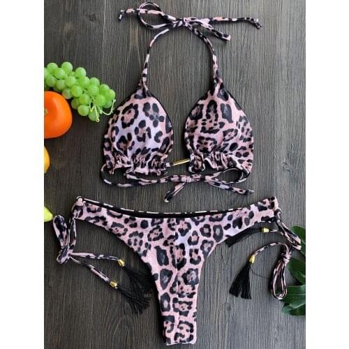 RUOTONGSEPT Leopard Swimwear
