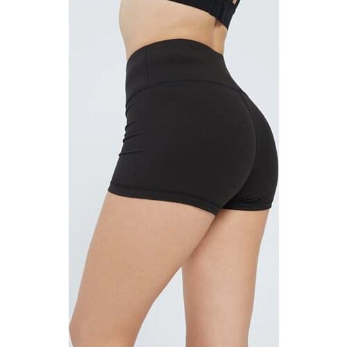 SALSPOR Women Fitness Shorts High Waist Skinny Workout Shorts Female Buttocks Push Up Slim Solid Shorts Feminine