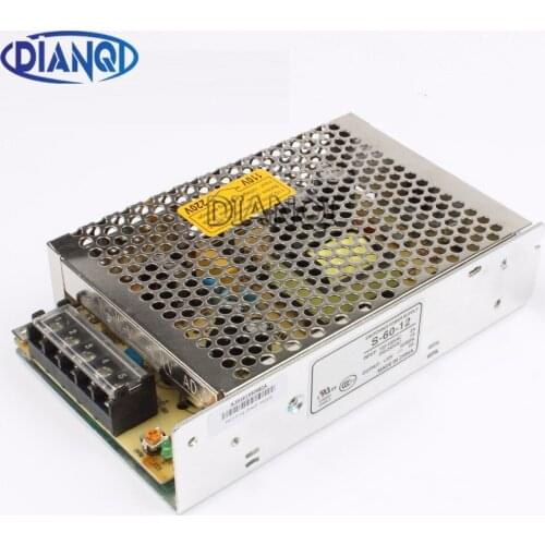 DIANQI led power supply switch 60W 12v 5A power supply unit ac dc converter S-60-12 60W 5v variable dc voltage regulator