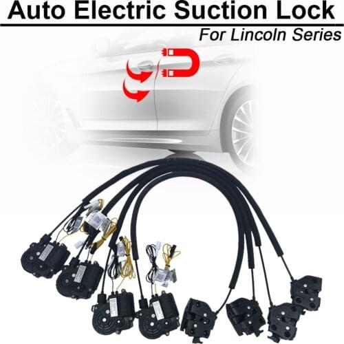 Smart Auto Car Electric Suction Door Lock for Lincoln MKC MKX MKZ 2015-2017 Automatic Soft Close Super Silence Self-priming Door