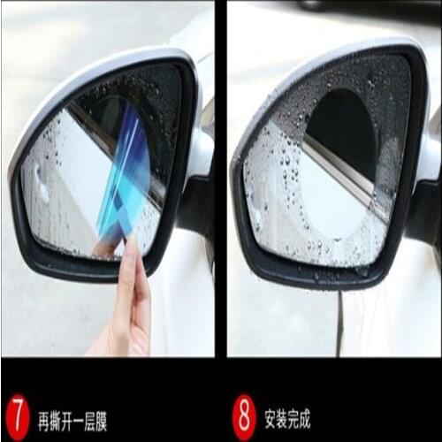 Car Rearview mirror Waterproof film Stickers For bmw e46 e39 e60 e36 e90 f30 f10 x5 e53 audi a3 a6 c5 a4 b8 a5 c6 mini cooper