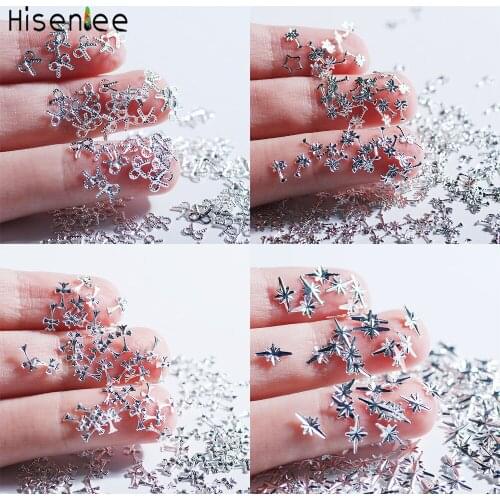 High Quality Hot Punk Style Japanese Mini Silver Metal Rivets 3D Fashion Nail DIY Clothing Design Accessories Decorative Tools