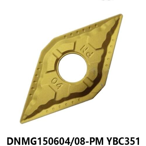 100% Original DNMG150604-PM DNMG150608-PM YBC351 Carbide Inserts Lathe Cutter DNMG 150604 150608 Turning Tools